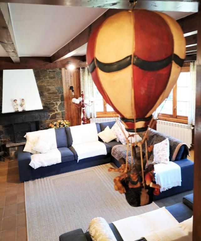 Posteľ alebo postele v izbe v ubytovaní Chalet con gran jardín en Llivia