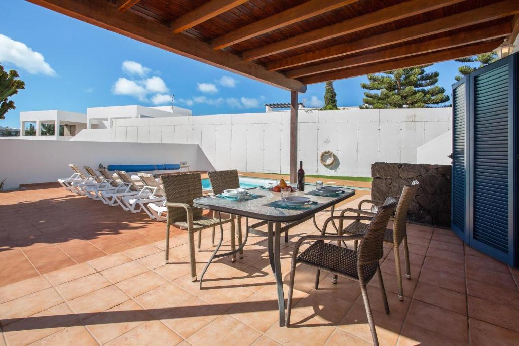 Balkon lub taras w obiekcie Villa Alegranza