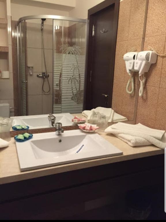 Koupelna v ubytování Delta Palace