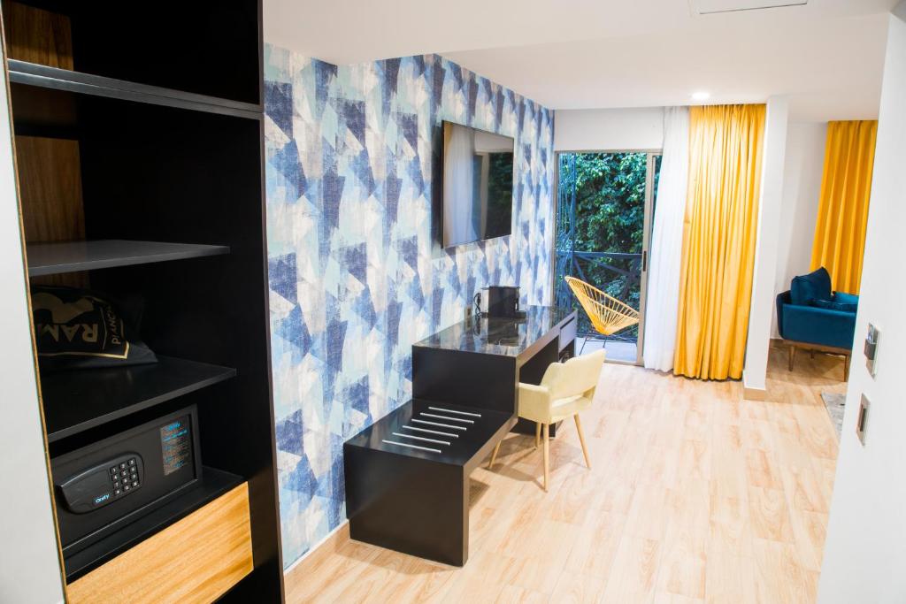 Posezení v ubytování Ramë Hotel Boutique