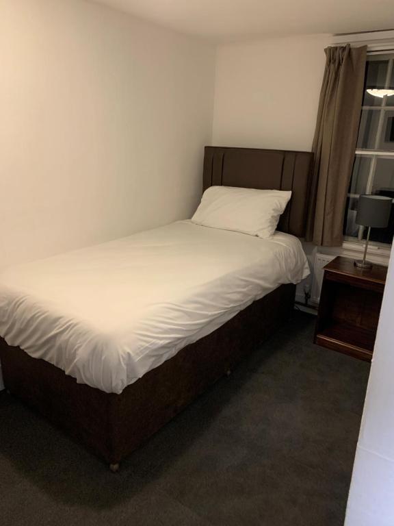 Postel nebo postele na pokoji v ubytování Castle Hotel