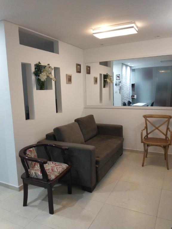  Kit na Vila Guilhermina mobiliada com Ar TV e WIFI