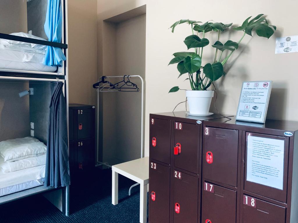Posteľ alebo postele v izbe v ubytovaní Chilli Hostel