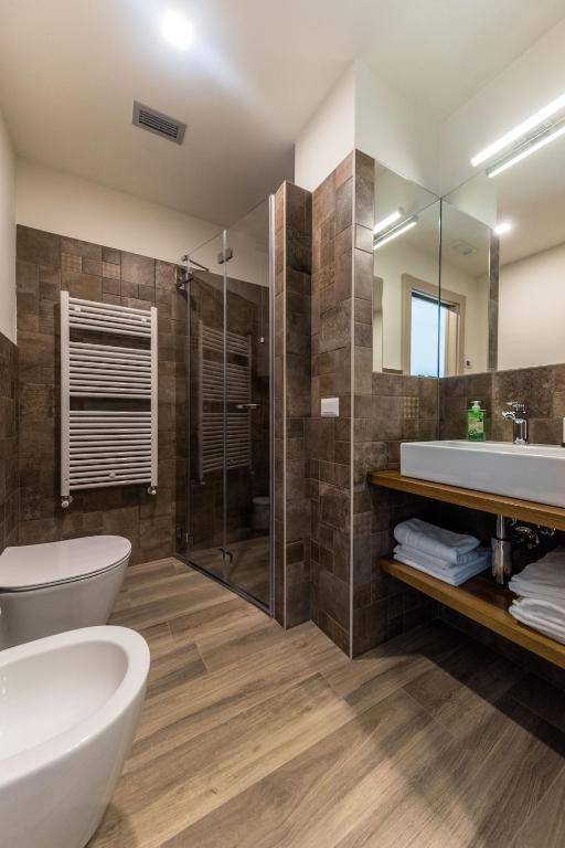 Koupelna v ubytování parina Inn – Locanda