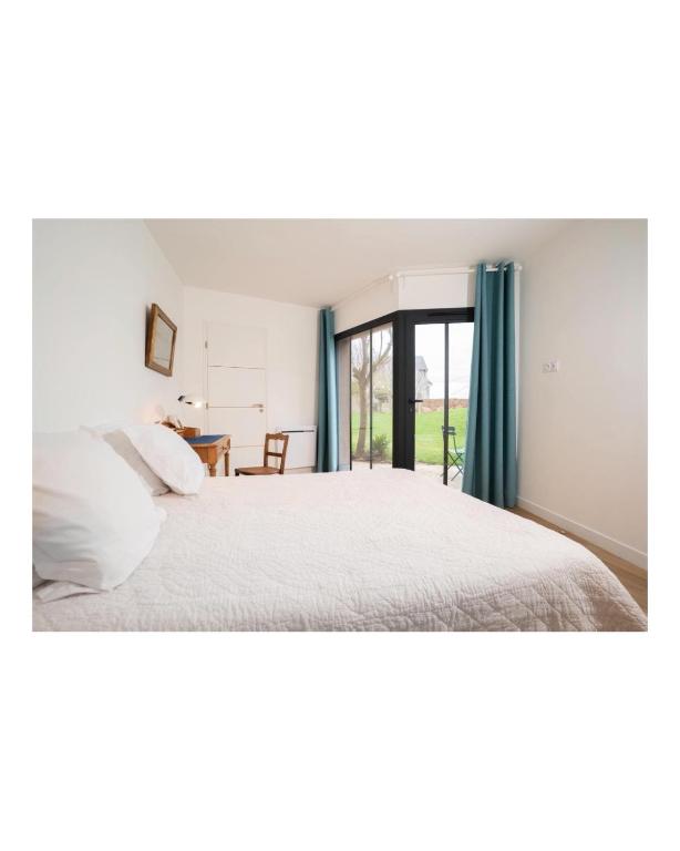 Brise du Large - Maison d'Ault - Queen Room Met Uitzicht Op De Tuin