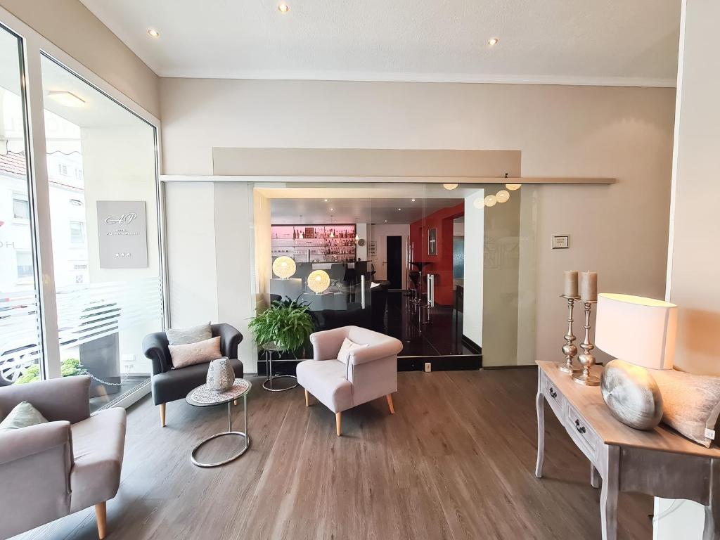 Posezení v ubytování Hotel Restaurant Alt Pirmasens
