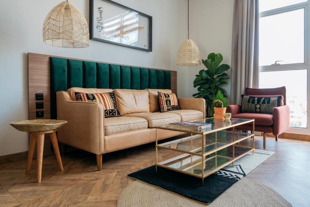 Posezení v ubytování Shada Hotel Shatea