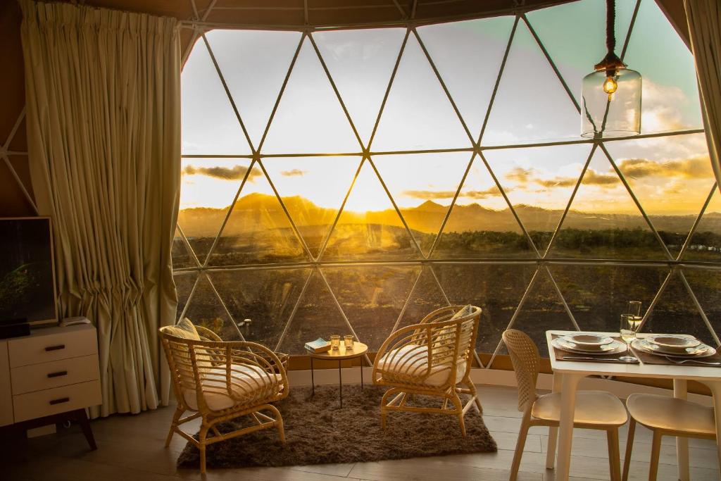 Paisaje cerca de este camping resort