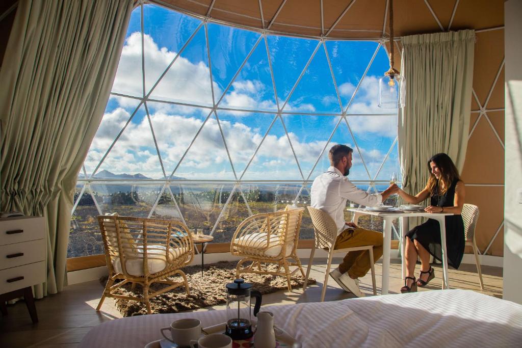 Clientes alojados en Eslanzarote Luxurious Eco Dome Experience