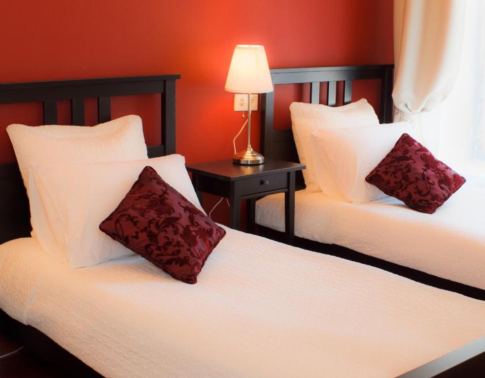 Кровать или кровати в номере Мост Отель