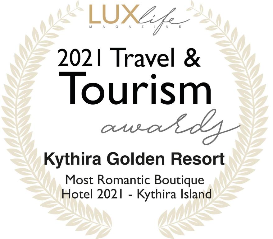 Certifikát, hodnocení, plakát nebo jiný dokument vystavený v ubytování Kythira Golden Resort