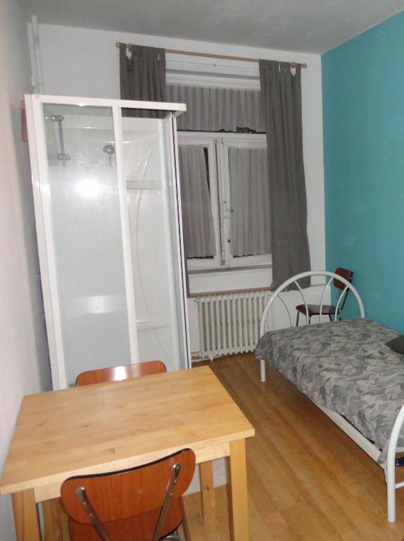 Postel nebo postele na pokoji v ubytování Logies Lucullus