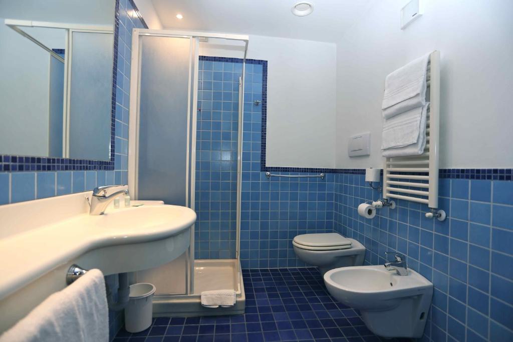 Koupelna v ubytování Hotel Express Aosta East