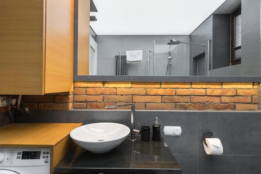 Kúpeľňa v ubytovaní Apartament Scandinavia