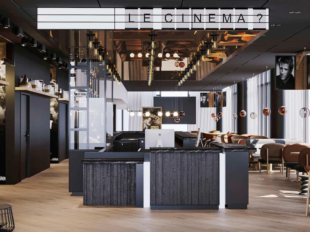 Posezení v ubytování ibis Styles Arras Centre