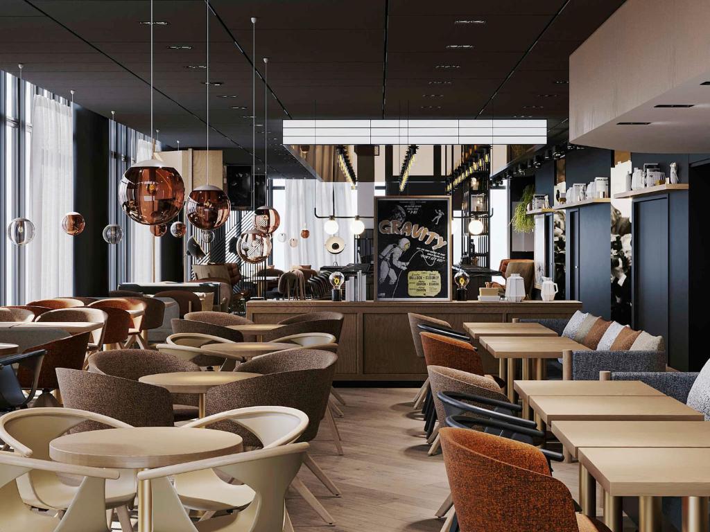 Posezení v ubytování ibis Styles Arras Centre