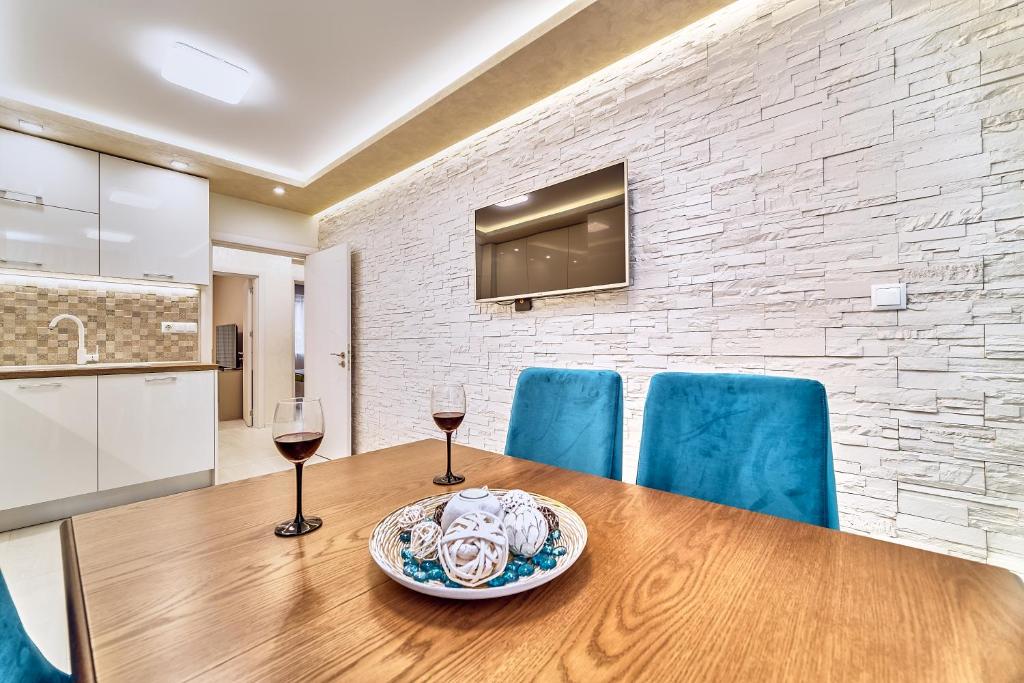 Η κουζίνα ή μικρή κουζίνα στο Апартамент S Apart