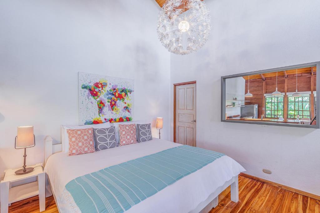 Postel nebo postele na pokoji v ubytování Hotel Guiones