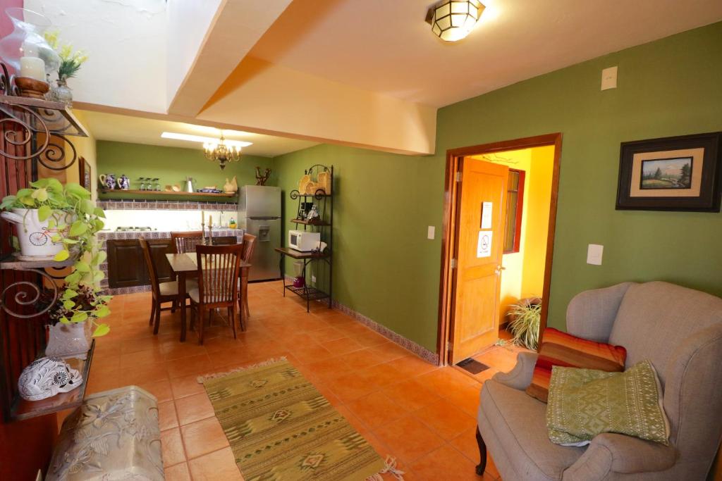 Posezení v ubytování Casa Mia Suites