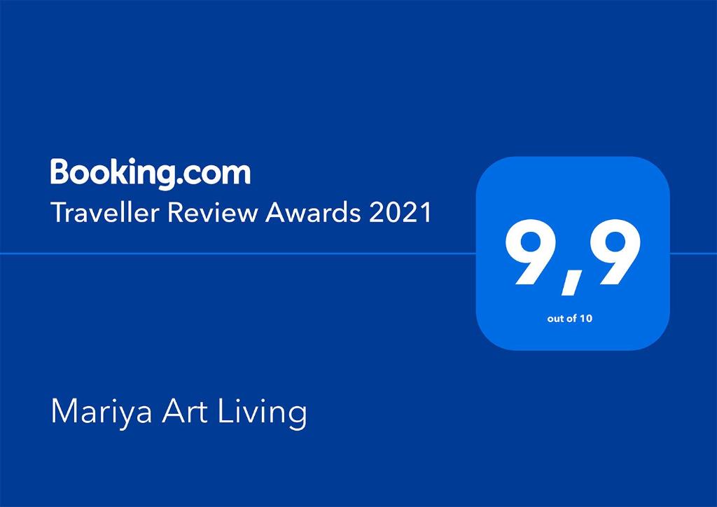 Certifikát, ocenenie alebo iný dokument vystavený v ubytovaní Mariya Art Living