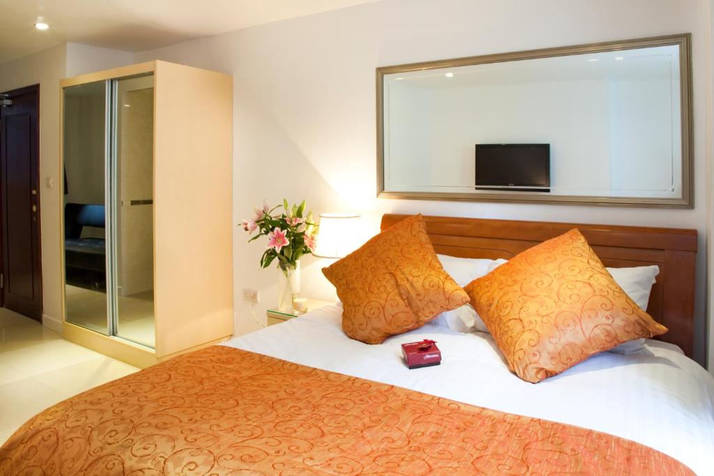 Postel nebo postele na pokoji v ubytování City Inn Russell Square