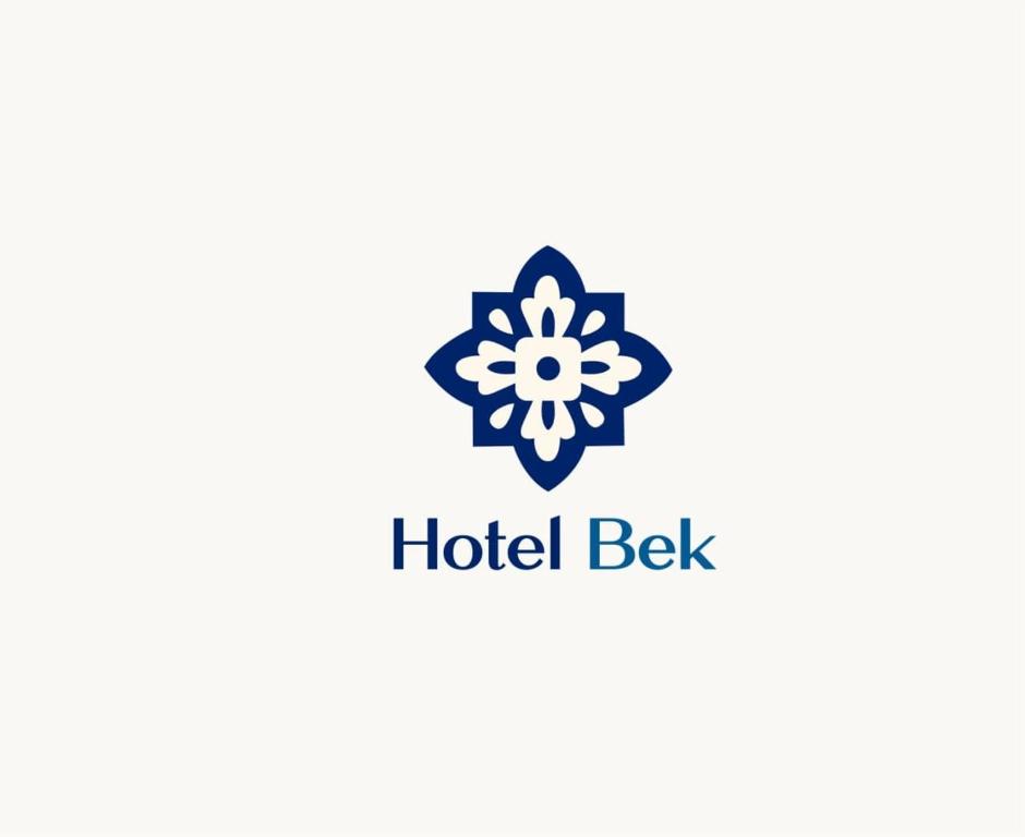 a logo for a hotel bed at Bek Shahrisabz in Shahrisabz