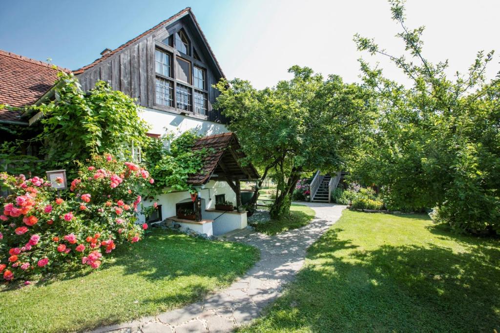 Zahrada ubytování Altes Gehöft am Lormanberg