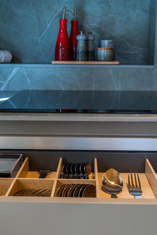 Kuchyň nebo kuchyňský kout v ubytování Vip Residences Andorra
