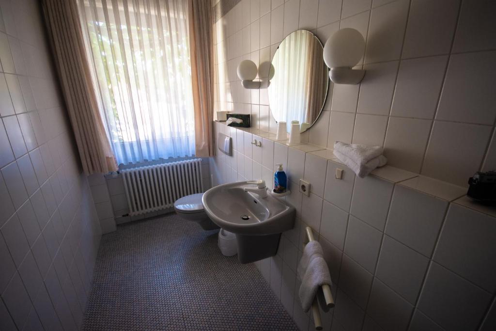 Koupelna v ubytování Kaiserstühler-Hof