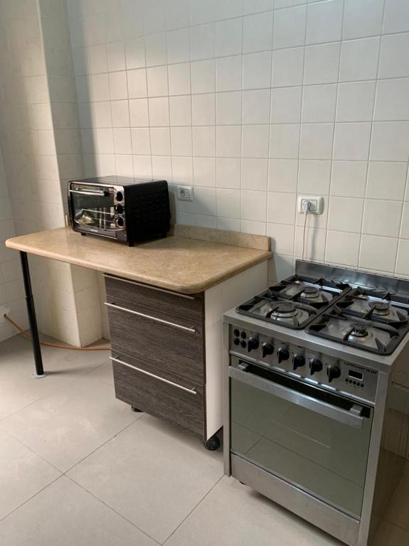 Kuchyň nebo kuchyňský kout v ubytování Sakan 275