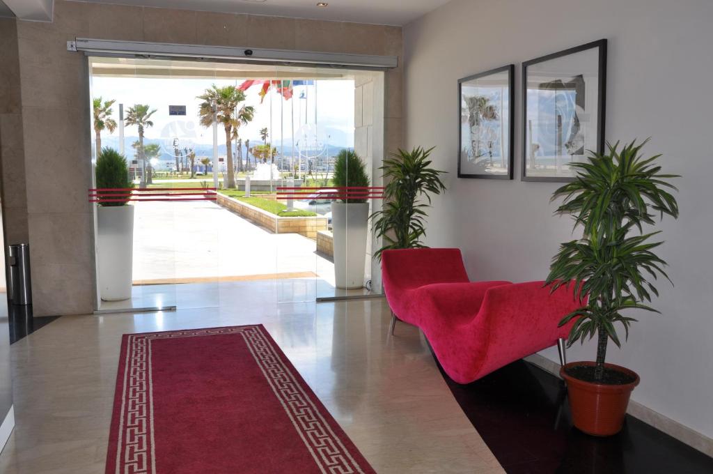 Posezení v ubytování Hotel Omeya