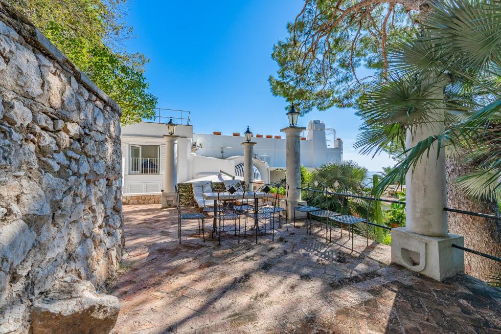 Balkón nebo terasa v ubytování Villacore Capri