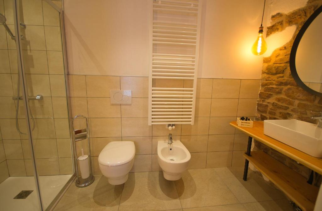Kúpeľňa v ubytovaní B&B Paganella Relax and Gourmet