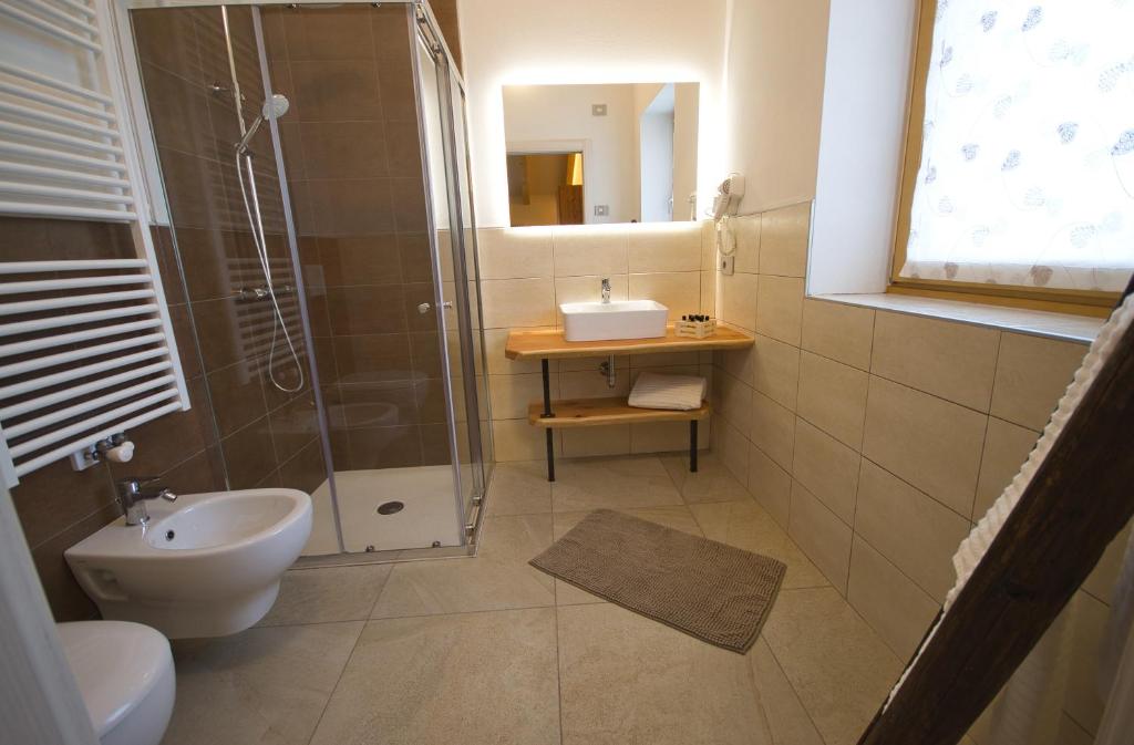 Kúpeľňa v ubytovaní B&B Paganella Relax and Gourmet