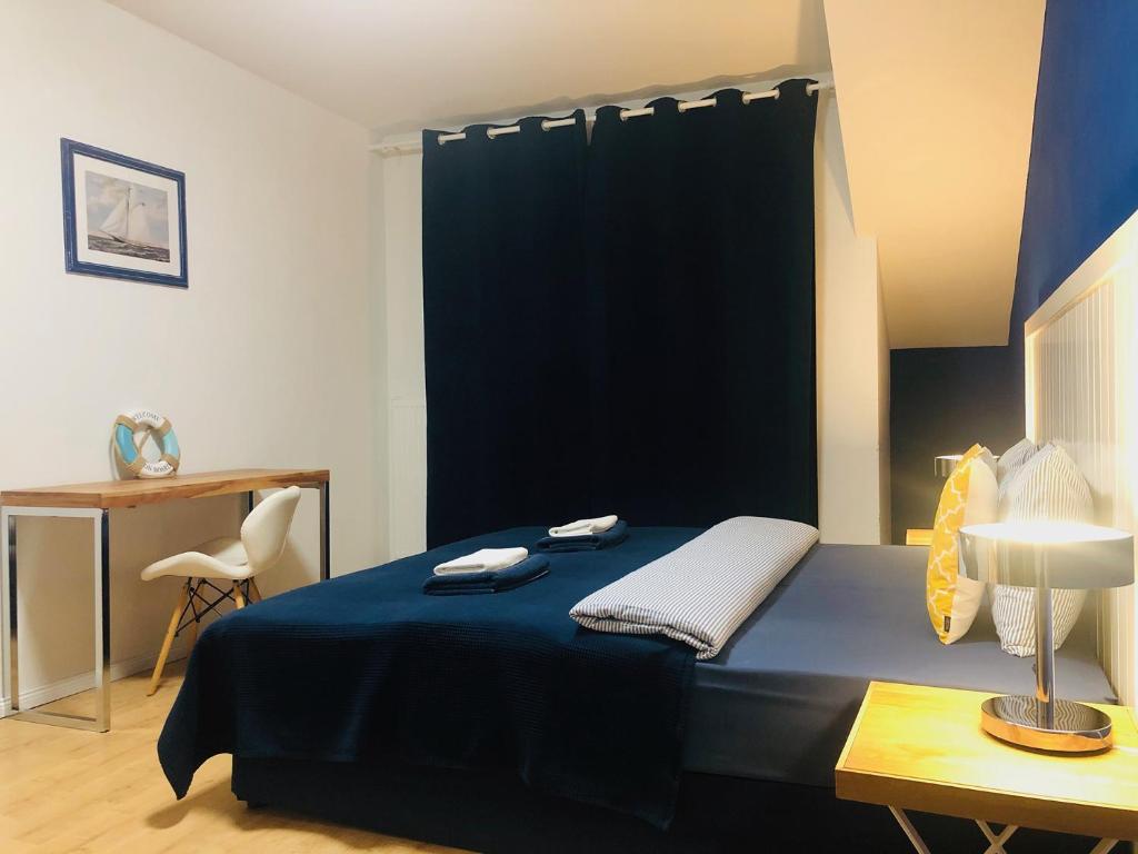 Postel nebo postele na pokoji v ubytování Villa La Via ***