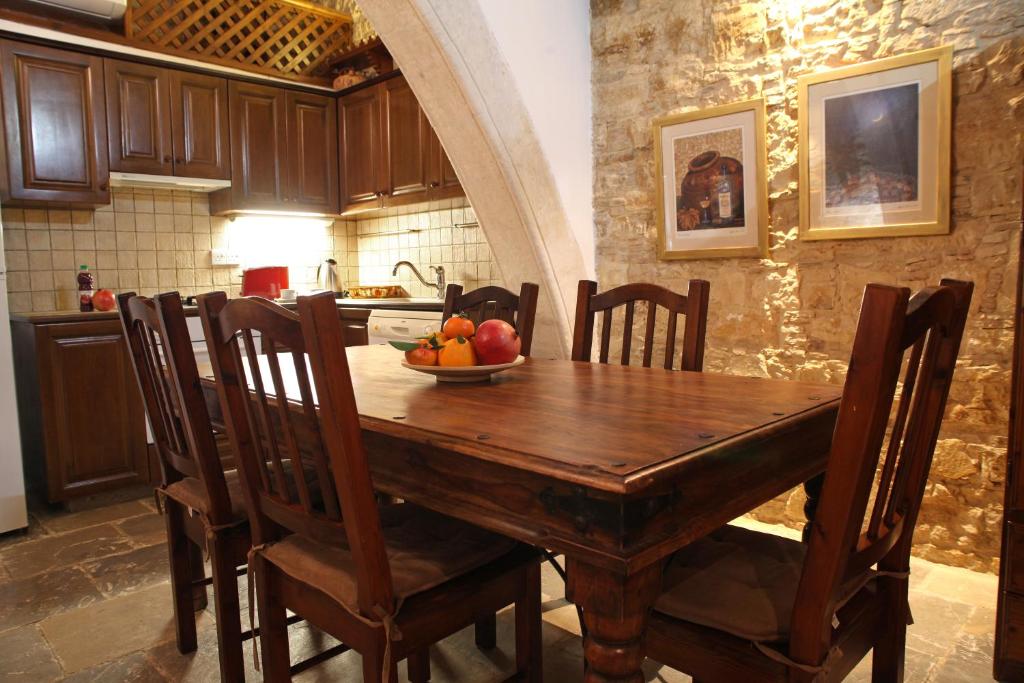 Kuchyň nebo kuchyňský kout v ubytování Agrovino Lofou