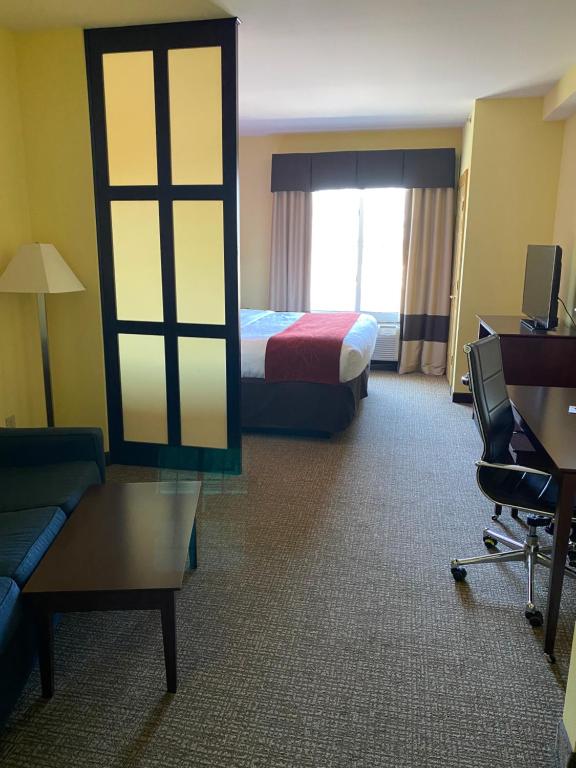 Comfort Suites Rock Hill Manchester Meadows Area - King Suite With Sofa Bed
