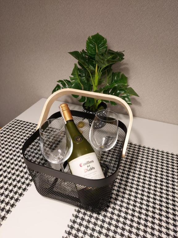 Nápoje v ubytovaní Międzyzdroje - Bel Mare Resort - Apartament Prywatny LeBrosina
