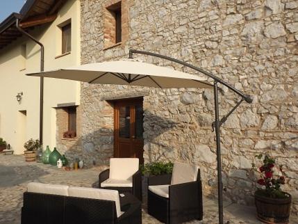 Patio nebo venkovní prostory v ubytování Casa della Fornace