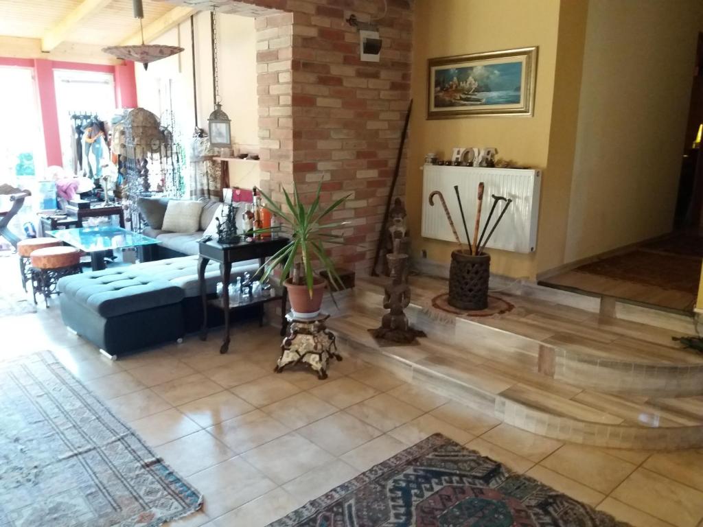 Posezení v ubytování AB Holiday Home