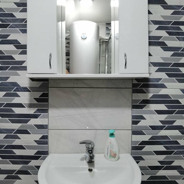 Koupelna v ubytování Apartman Bambi Zlatar