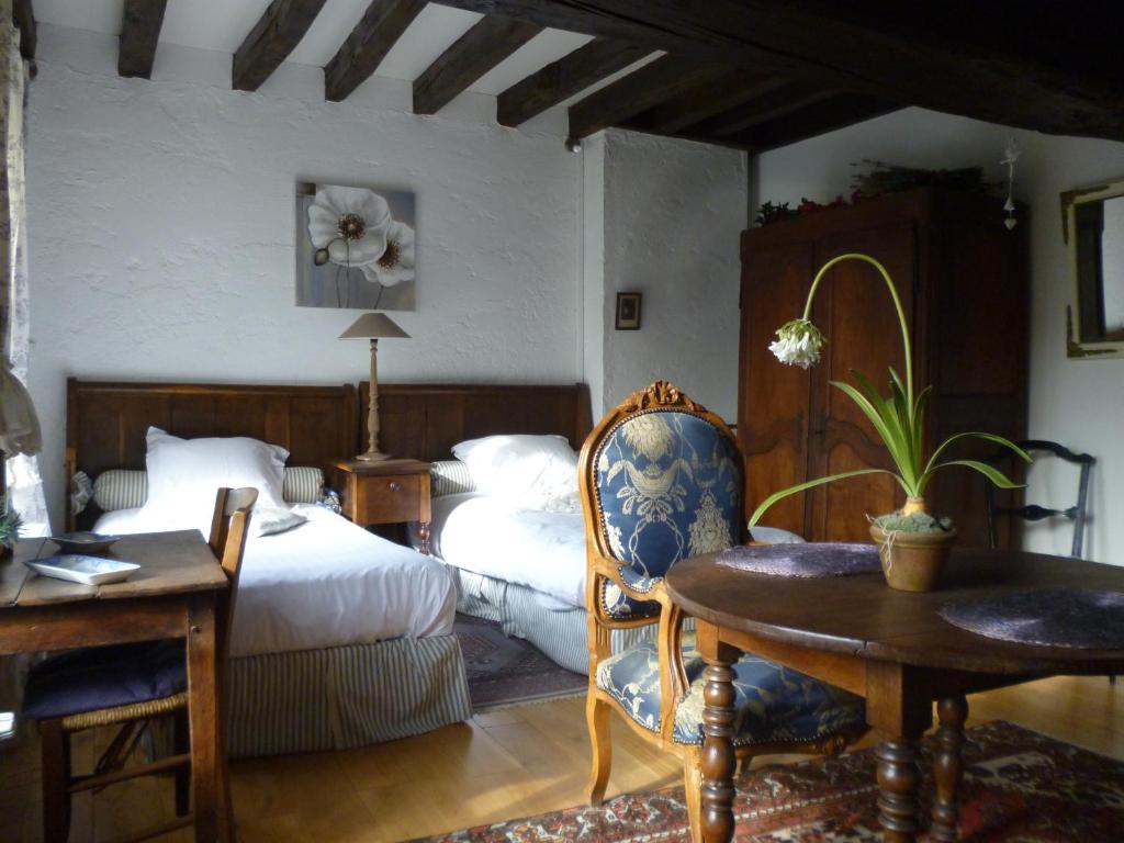 Maison d'hôtes Moulin du Bas Pesé - Standaard Twin Room - Bosbessen