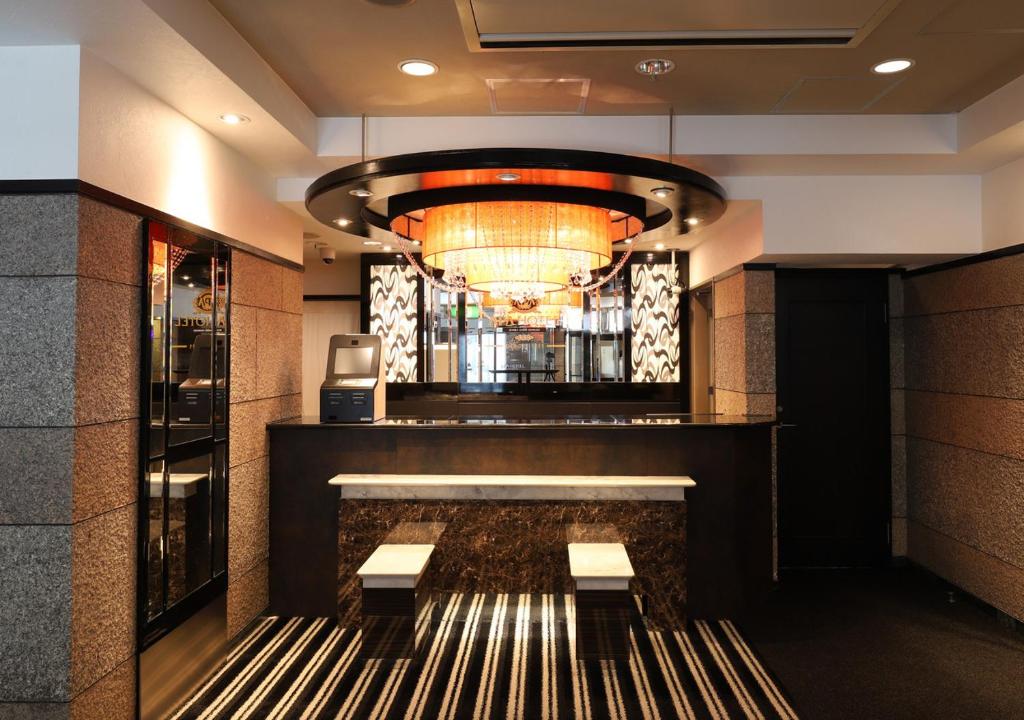 Lounge nebo bar v ubytování APA Hotel Chibachuo Ekimae
