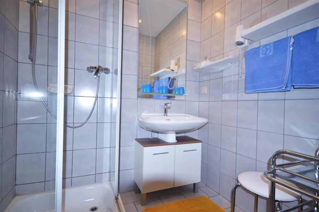 Kúpeľňa v ubytovaní Appartements Peter
