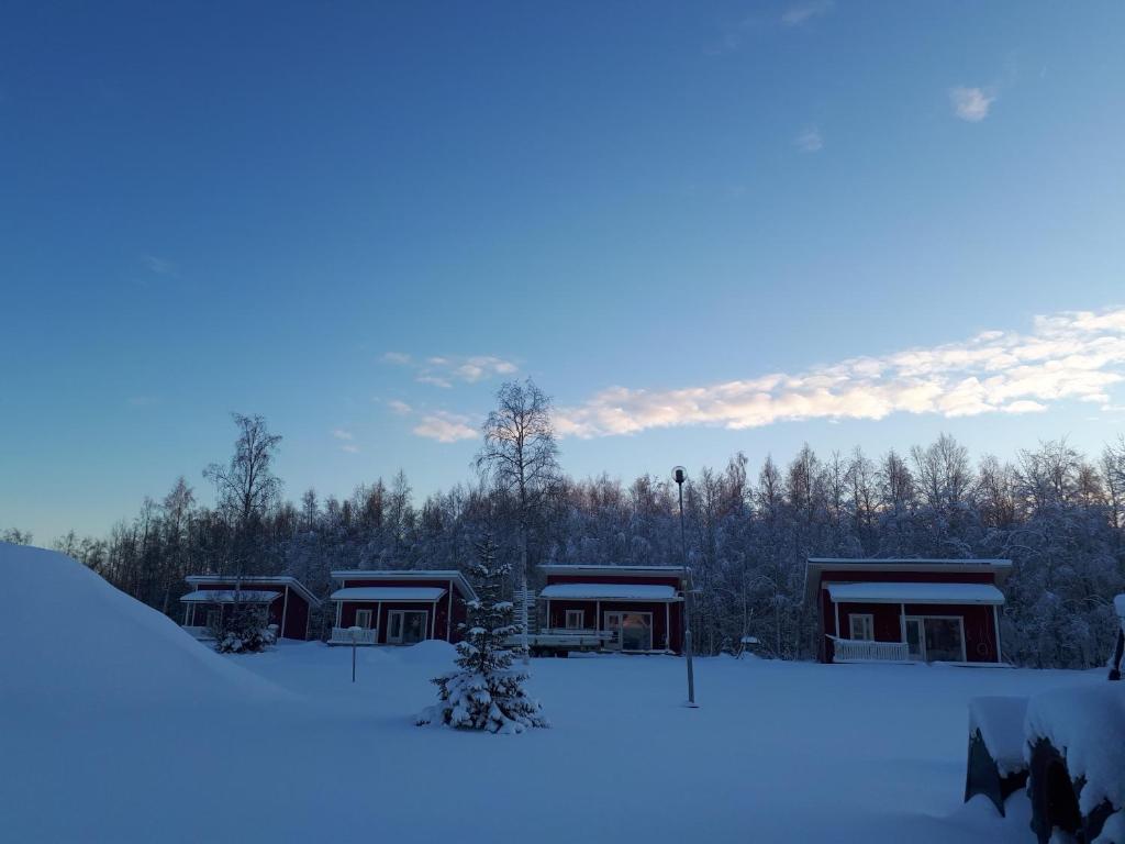 Camping Tornio v zimě