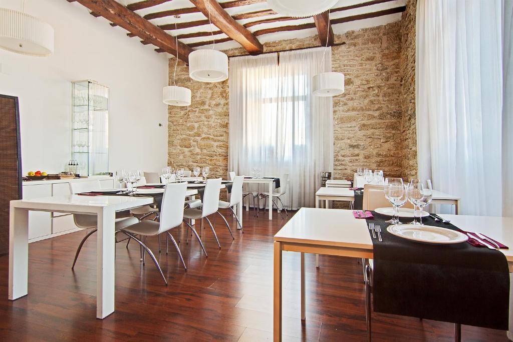 Restaurace v ubytování El Palacete del Obispo