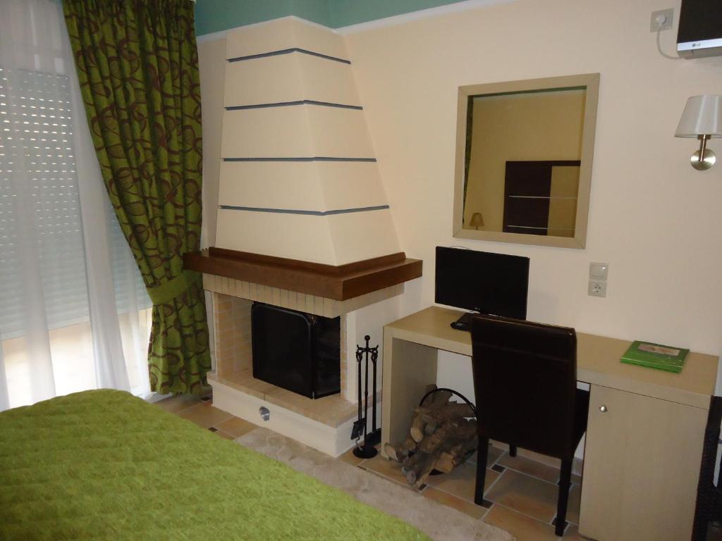 TV a/nebo společenská místnost v ubytování Agrabeli Apartments