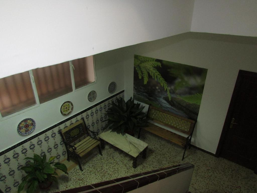 A seating area at El Manantial