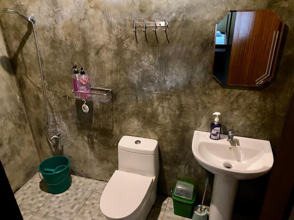 Koupelna v ubytování Ilakai Hostel