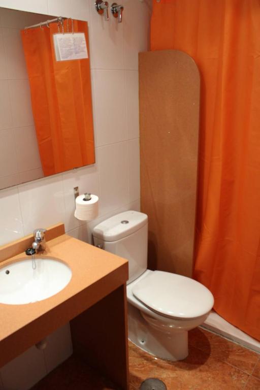 Koupelna v ubytování Pension Segura
